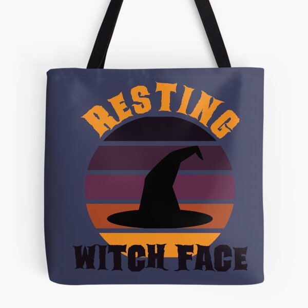 Item preview, Resting Witch Face - Funny Girl Halloween - Blue designed and sold by AJ-DesignCo.