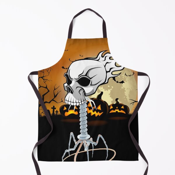 Item preview, MEDICAL LABORATORY SCIENTIST SPOOKY HALLOWEEN GRAVESITE SKULLPHAGE SKULL FUNNY BACTERIOPHAGES designed and sold by Hippiesole.