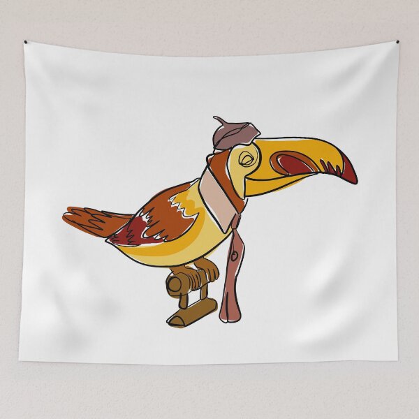 Item preview, Tiki Parrot designed and sold by willowsbunnies.