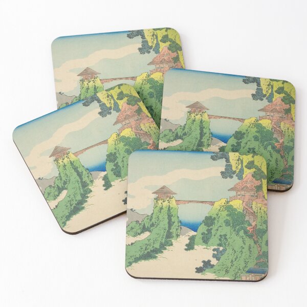 Item preview, The Hanging Cloud Bridge by Hokusai designed and sold by Vintage Wall Art.