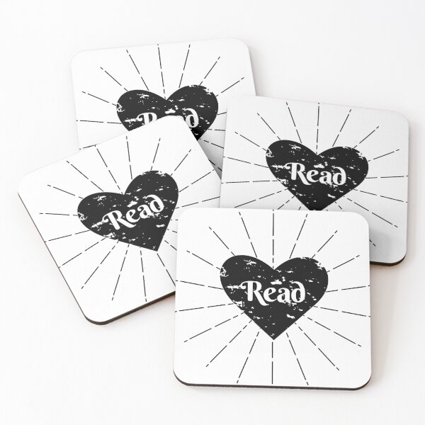 Item preview, Read Heart - Black designed and sold by RedRubi.