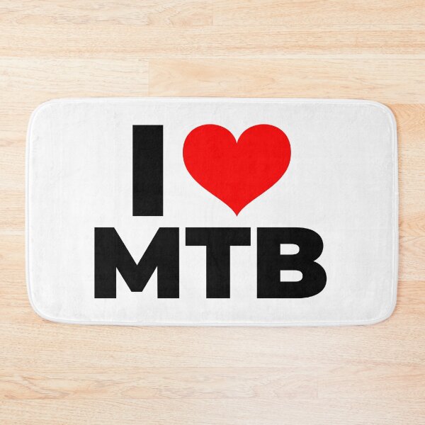 Item preview, I Love MTB, I Love Mountain Biking Heart designed and sold by jacks-tees.