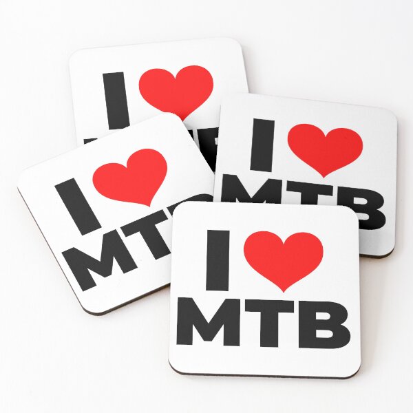 Item preview, I Love MTB, I Love Mountain Biking Heart designed and sold by jacks-tees.