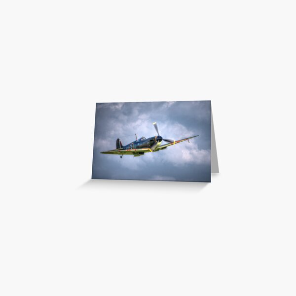 Supermarine Spitfire Mk Ia P7308 Greeting Card
