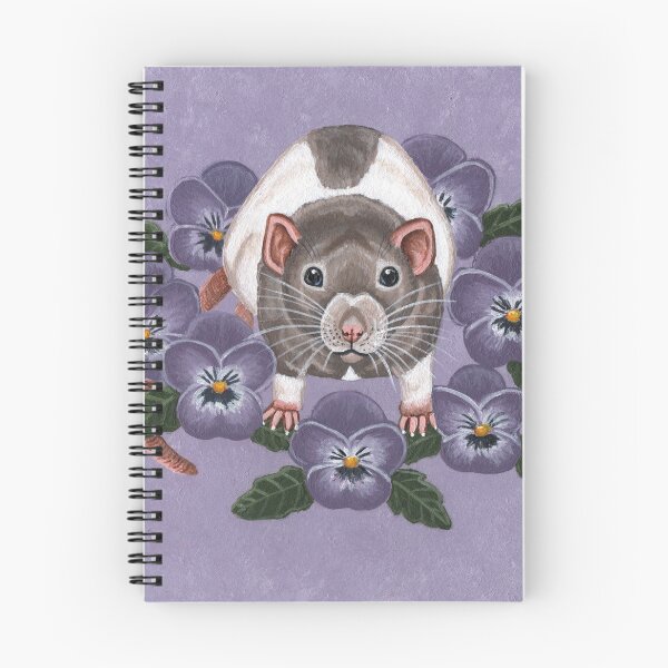 Artikelvorschau, Ratte mit Blumen entworfen und verkauft von WolfySilver.