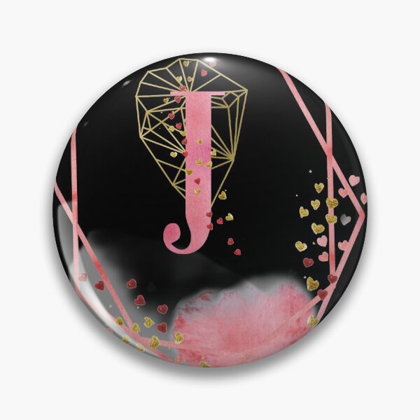 Item preview, Pink Gold Monogram J designed and sold by ElenaDanilo.