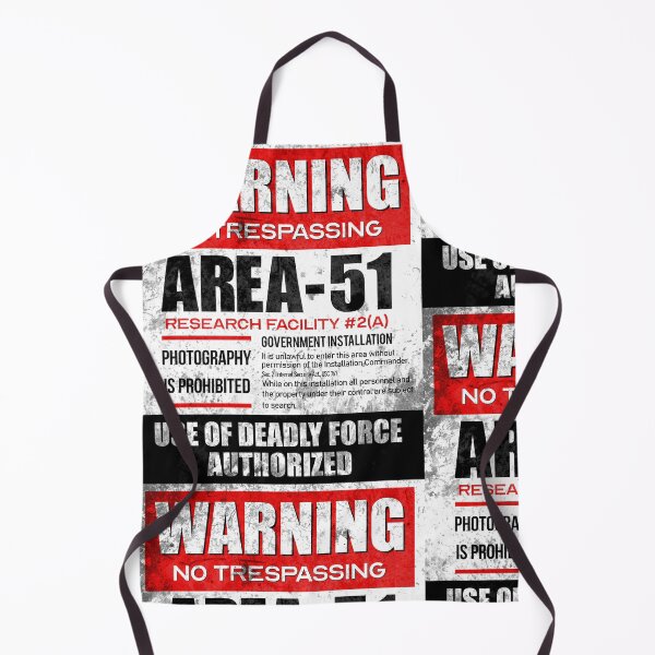 Item preview, Warning Area 51 designed and sold by sisusisu.