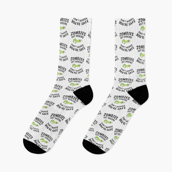 Item preview, Zombies Eat Brains Don't Worry You're Safe - Halloween designed and sold by bas19101.