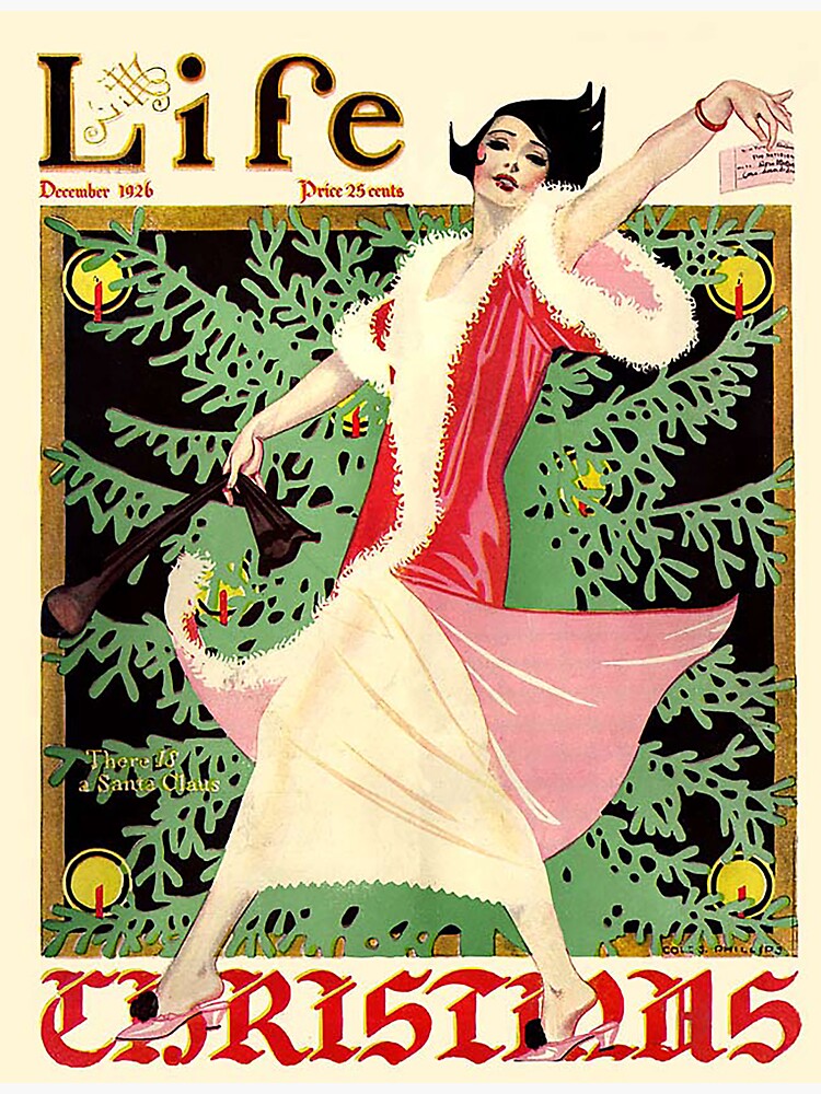Thumbnail 3 of 3, Sticker, Vintage Life Magazine Christmas Cover designed and sold by douglasewelch.