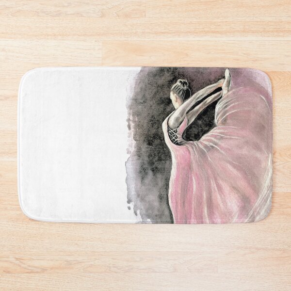Item preview, Pink Ballerina I original watercolor painting designed and sold by GittaG74.