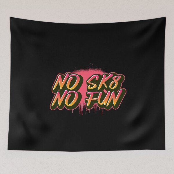 Item preview, No sk8, no fun. Skating, lover gift designed and sold by RoManSmArt.