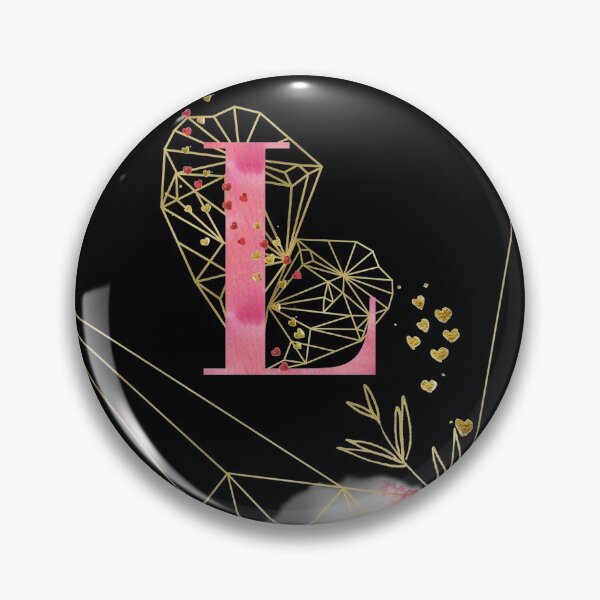 Item preview, Pink Gold Monogram L designed and sold by ElenaDanilo.
