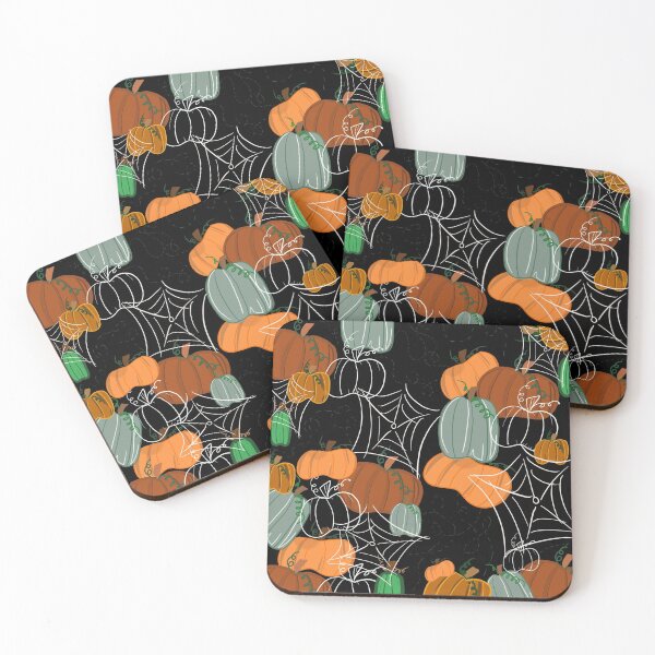 Item preview, fall pumpkins pattern designed and sold by Megan Bormann.