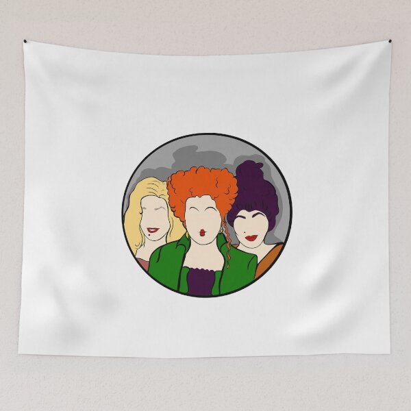 Item preview, Hocus Pocus Sanderson Sisters Moon Background designed and sold by Kaitlynn Perry.