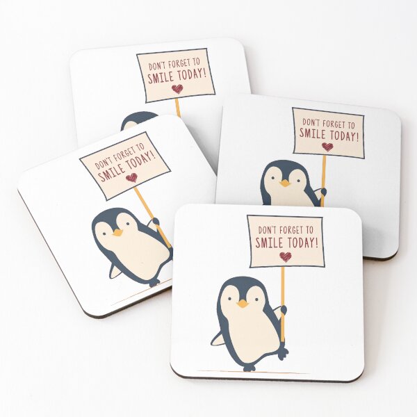Item preview, dont forget to smile today penguin designed and sold by prem sai.