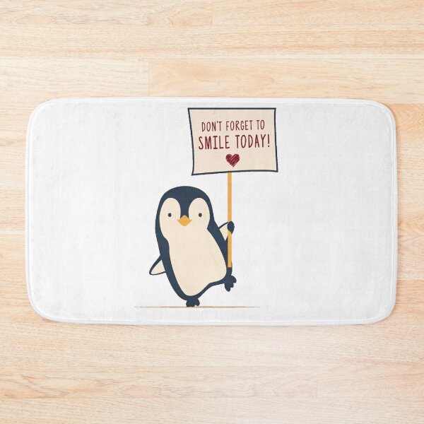 Item preview, dont forget to smile today penguin designed and sold by prem sai.