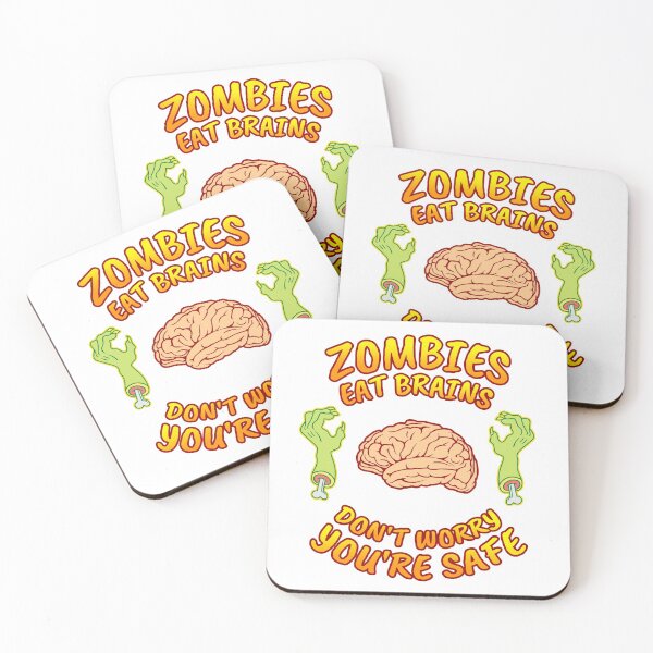 Item preview, Zombies Eat Brains Don't Worry You're Safe - Halloween designed and sold by bas19101.