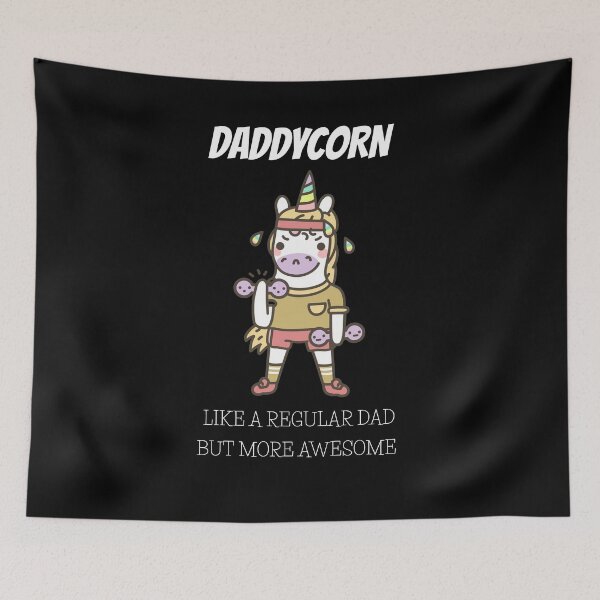 Item preview, Daddycorn - Unicorn Dad in Gym designed and sold by Unicorn7Magic.