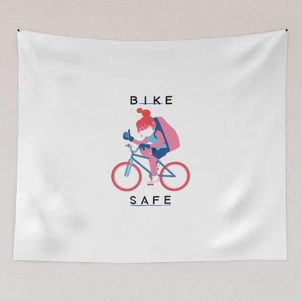 Item preview, Bike Safe Masked Biker with Mask Biking designed and sold by jacks-tees.