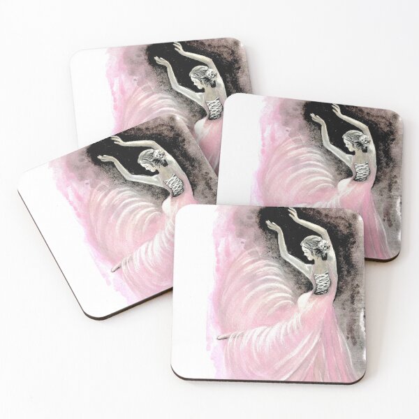 Item preview, Pink Ballerina II original watercolor painting designed and sold by GittaG74.