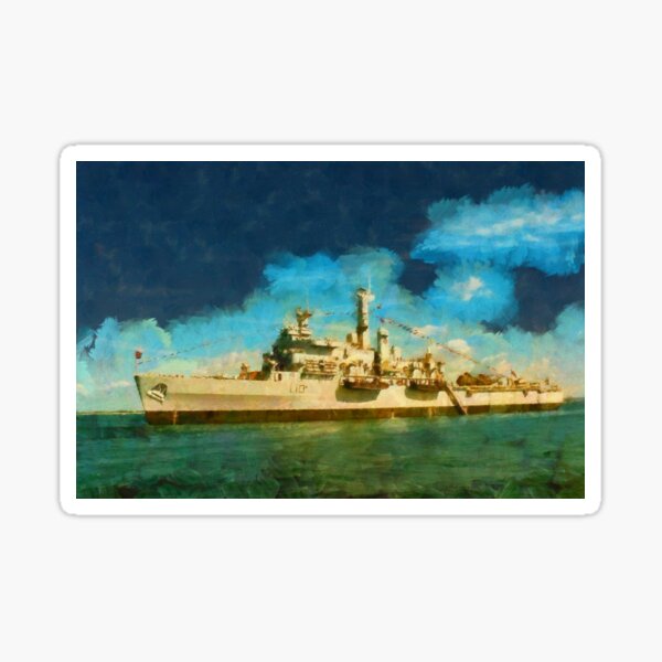 HMS Fearless oil1 Sticker