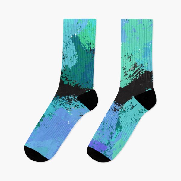 Item preview, Modern Impressionist Style Abstract Art Design Marine Colors designed and sold by NancyMerkle.