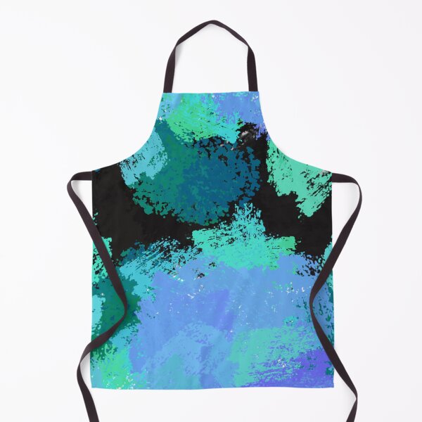 Item preview, Modern Impressionist Style Abstract Art Design Marine Colors designed and sold by NancyMerkle.
