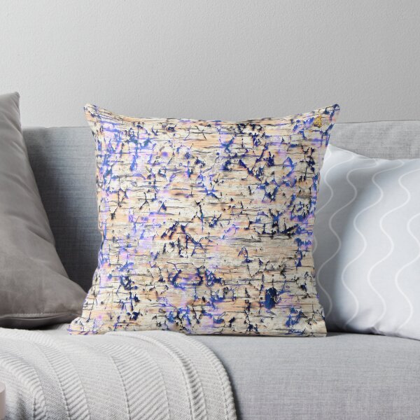 Scratches and cracks Throw Pillow