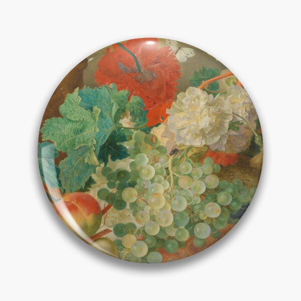 Item preview, Jan van Huysum "Still Life with Flowers and Fruit" c. 1728 designed and sold by Alexandra Dahl.