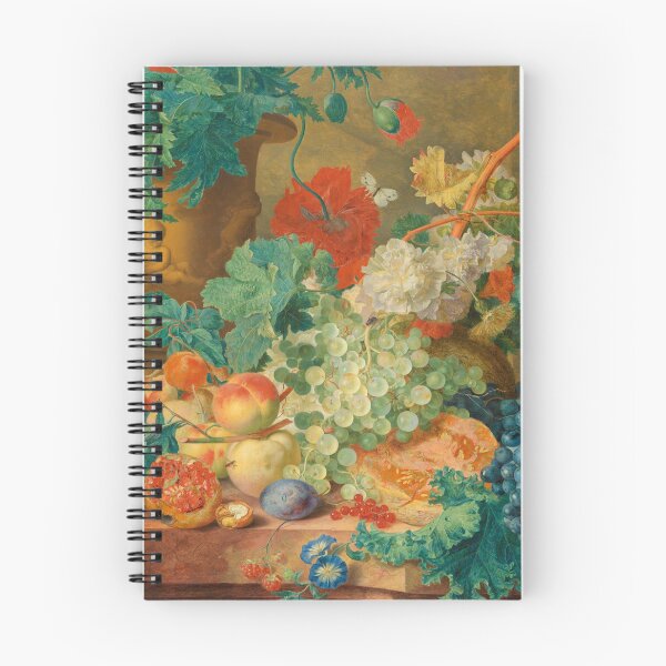 Item preview, Jan van Huysum "Still Life with Flowers and Fruit" c. 1728 designed and sold by Alexandra Dahl.