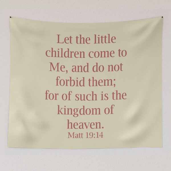 Item preview, Bible verse, Matt 19:14 designed and sold by EverLife.