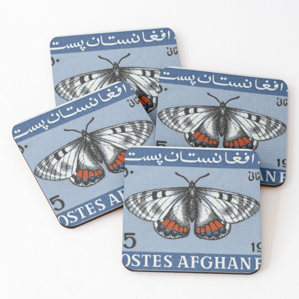 Aperçu de l'œuvre Timbre papillon afghan créée et vendue par shakmati.