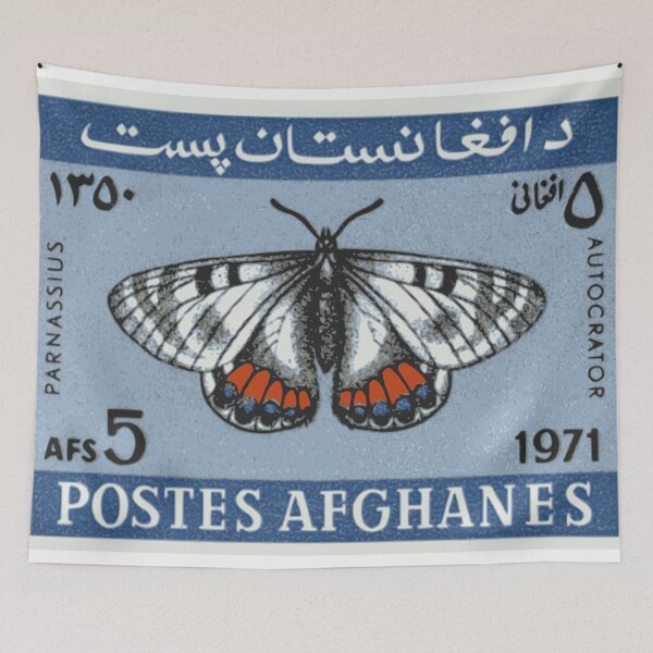 Aperçu de l'œuvre Timbre papillon afghan créée et vendue par shakmati.