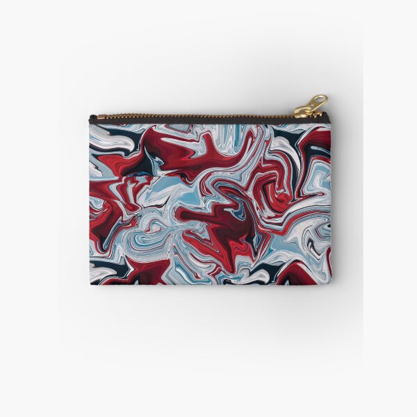 Item preview, Red and white liquid pattern designed and sold by Soumita.