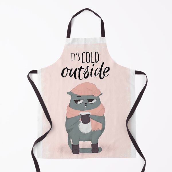 Item preview, It's Cold Outside Cat designed and sold by StudioKaufmann.