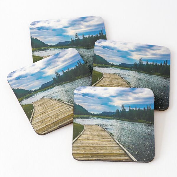 Item preview, Wood Bridge Across A Lake  designed and sold by MattRyanCreates.