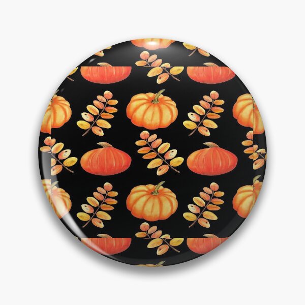Item preview, Pumpkin and leaves pattern  designed and sold by Designhub14.