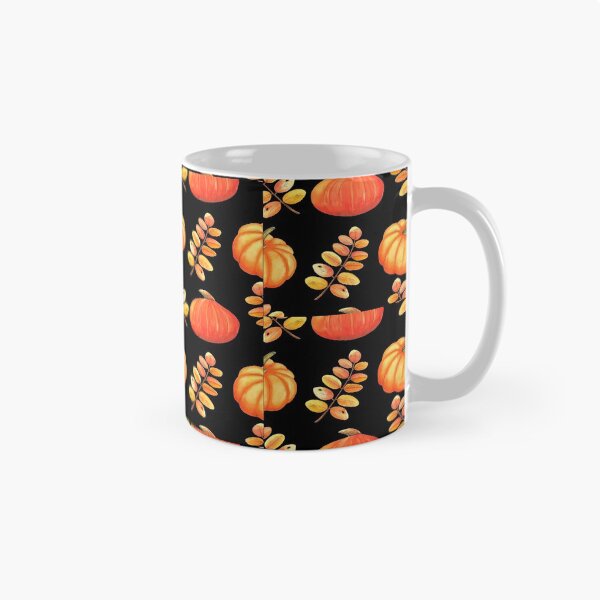 Item preview, Pumpkin and leaves pattern  designed and sold by Designhub14.