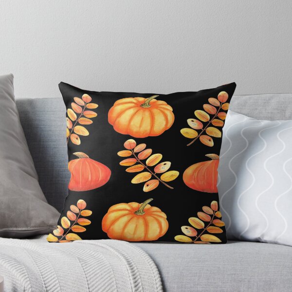 Item preview, Pumpkin and leaves pattern  designed and sold by Designhub14.