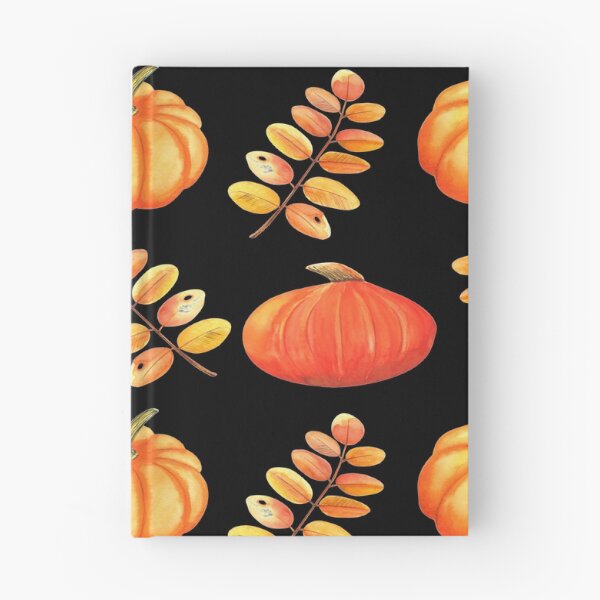 Item preview, Pumpkin and leaves pattern  designed and sold by Designhub14.
