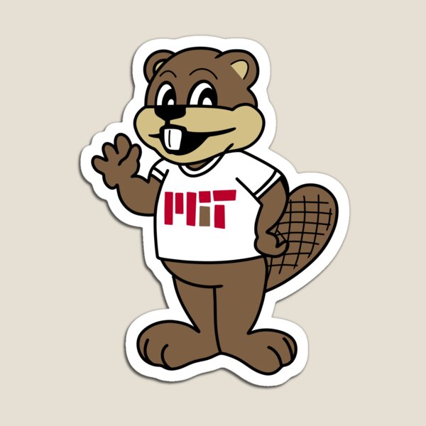 Vista previa del artículo con la obra «Tim the Beaver (Instituto de Tecnología de Massachusetts)», diseñado y vendido por ConceptualClub.
