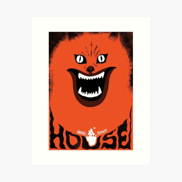 Hausu (ハウス) Retro Japanese Horror Movie Art Print