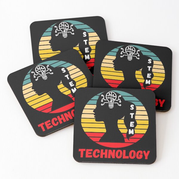 Item preview, STEM TECH LOGO RETRO SUNSET WOMEN IN TECHNOLOGY designed and sold by Hippiesole.