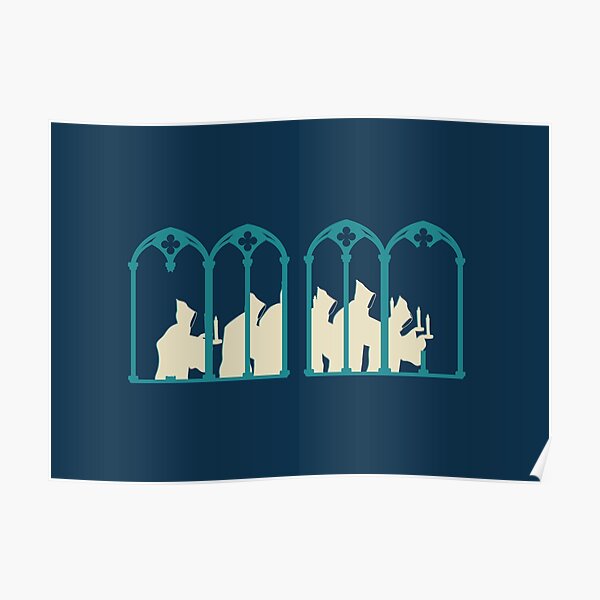 Monks from haunted house Poster