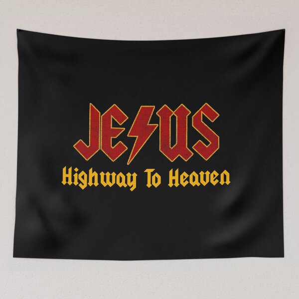 Item preview, Jesus Highway To Heaven designed and sold by silverhexagon.