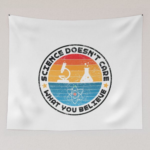 Item preview, vintage science Doesn't Care What You Believe Funny Science Teacher designed and sold by TheMattDesigns.