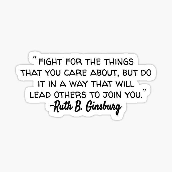 Item preview, ruth bader ginsburg quote designed and sold by designsbysoph-.