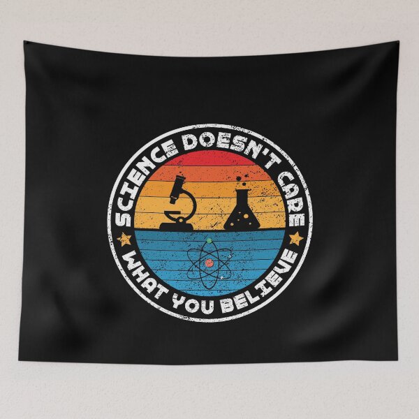 Item preview, vintage science Doesn't Care What You Believe Funny Science Teacher designed and sold by TheMattDesigns.