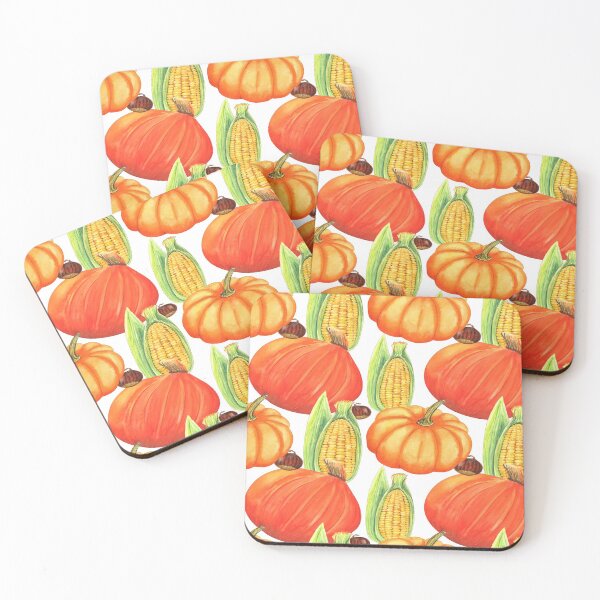 Item preview, Pumpkin and corns pattern  designed and sold by Designhub14.