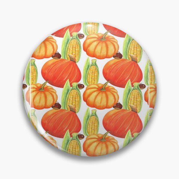 Item preview, Pumpkin and corns pattern  designed and sold by Designhub14.